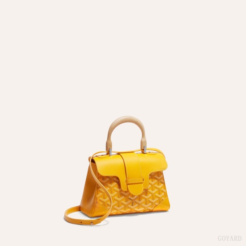 Bolsas Mini Goyard SAIGON SOUPLE MINI BAG Amarelas | GY-HEV2402