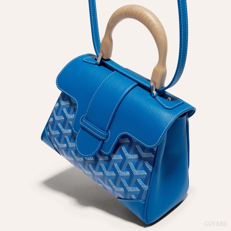 Bolsas Mini Goyard SAIGON SOUPLE MINI BAG Azuis | GY-OZX4350