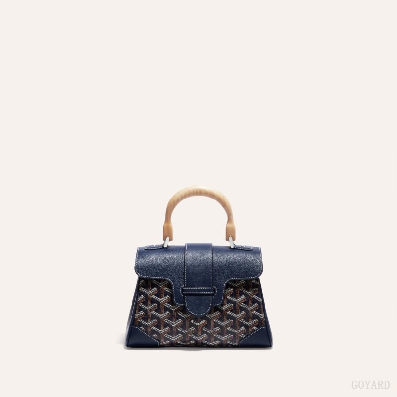 Bolsas Mini Goyard SAIGON SOUPLE MINI BAG Azul Marinho Azuis | GY-LTO1518