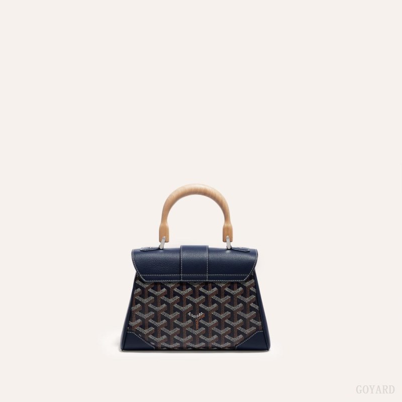 Bolsas Mini Goyard SAIGON SOUPLE MINI BAG Azul Marinho Azuis | GY-LTO1518