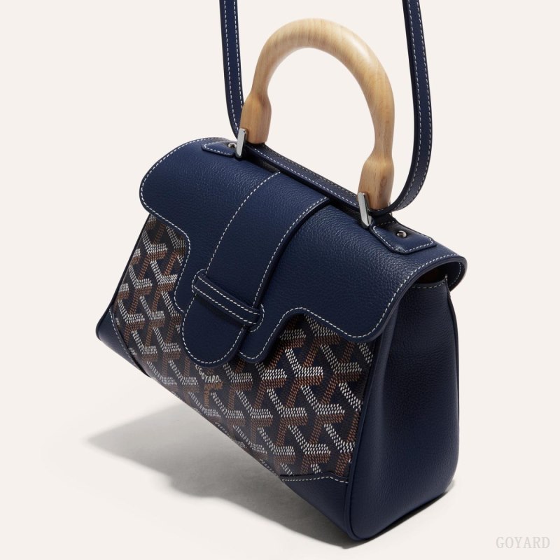 Bolsas Mini Goyard SAIGON SOUPLE MINI BAG Azul Marinho Azuis | GY-LTO1518