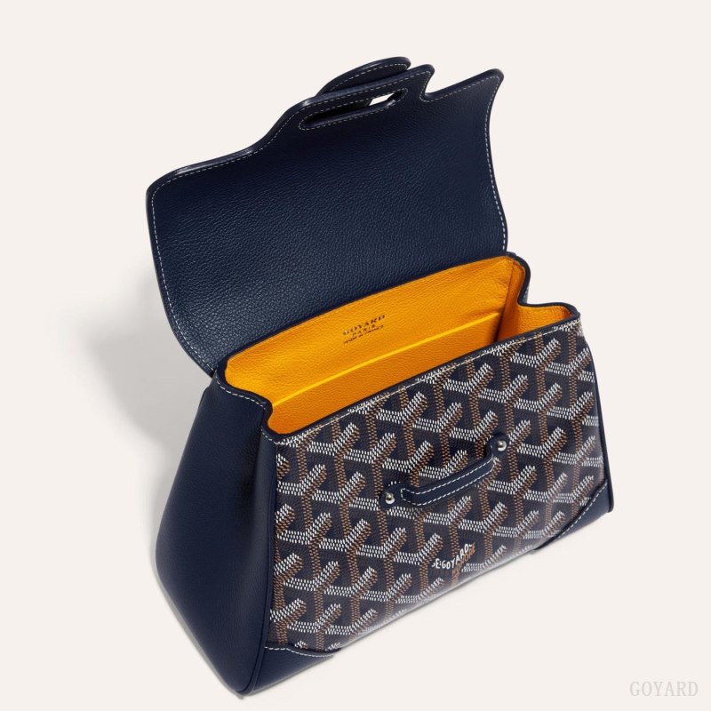 Bolsas Mini Goyard SAIGON SOUPLE MINI BAG Azul Marinho Azuis | GY-LTO1518