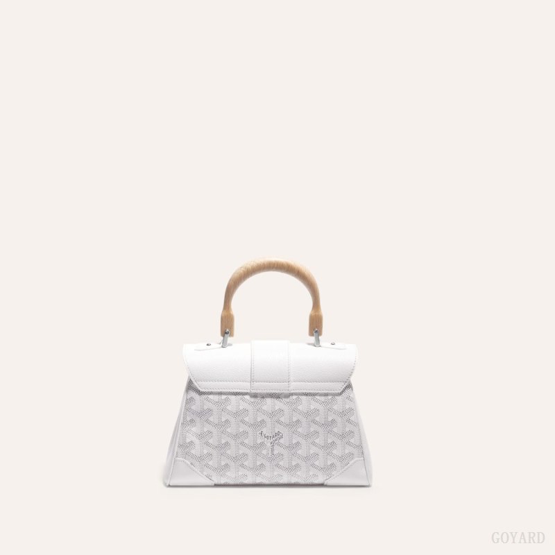 Bolsas Mini Goyard SAIGON SOUPLE MINI BAG Branco | GY-FEA7506