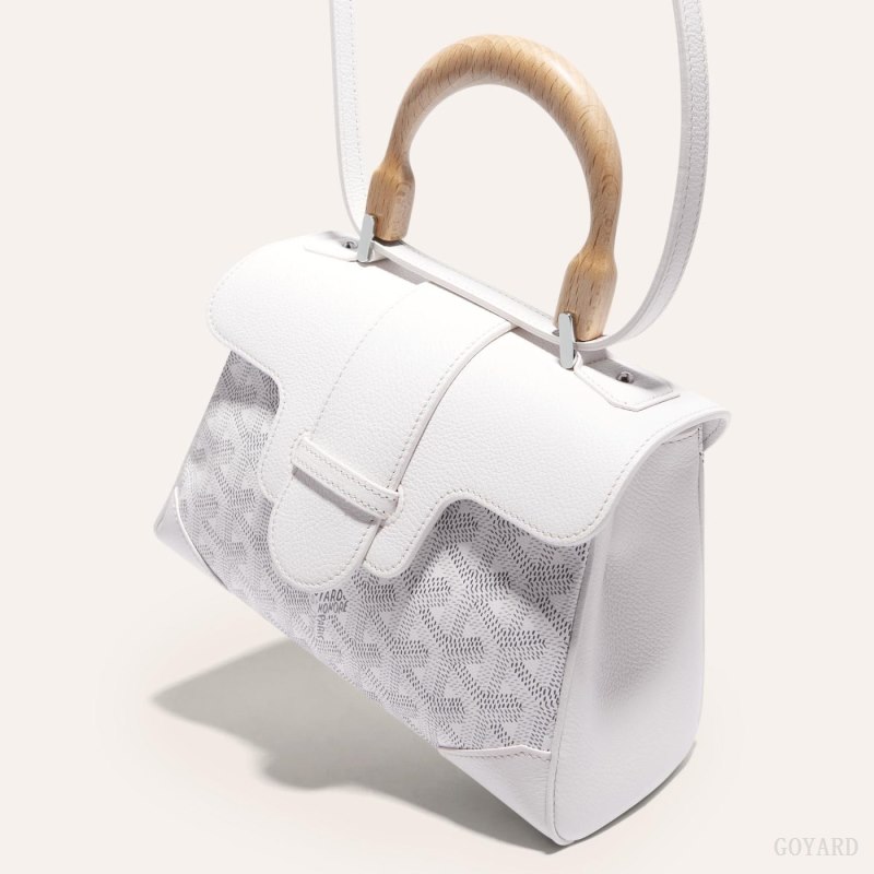 Bolsas Mini Goyard SAIGON SOUPLE MINI BAG Branco | GY-FEA7506