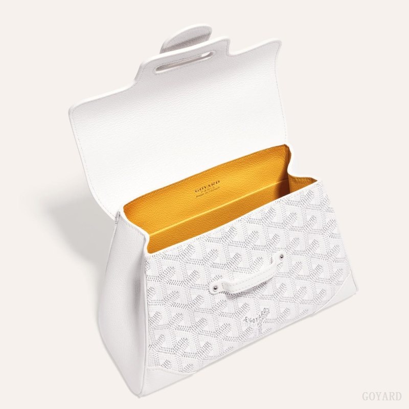 Bolsas Mini Goyard SAIGON SOUPLE MINI BAG Branco | GY-FEA7506