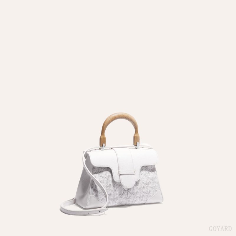 Bolsas Mini Goyard SAIGON SOUPLE MINI BAG Branco | GY-FEA7506