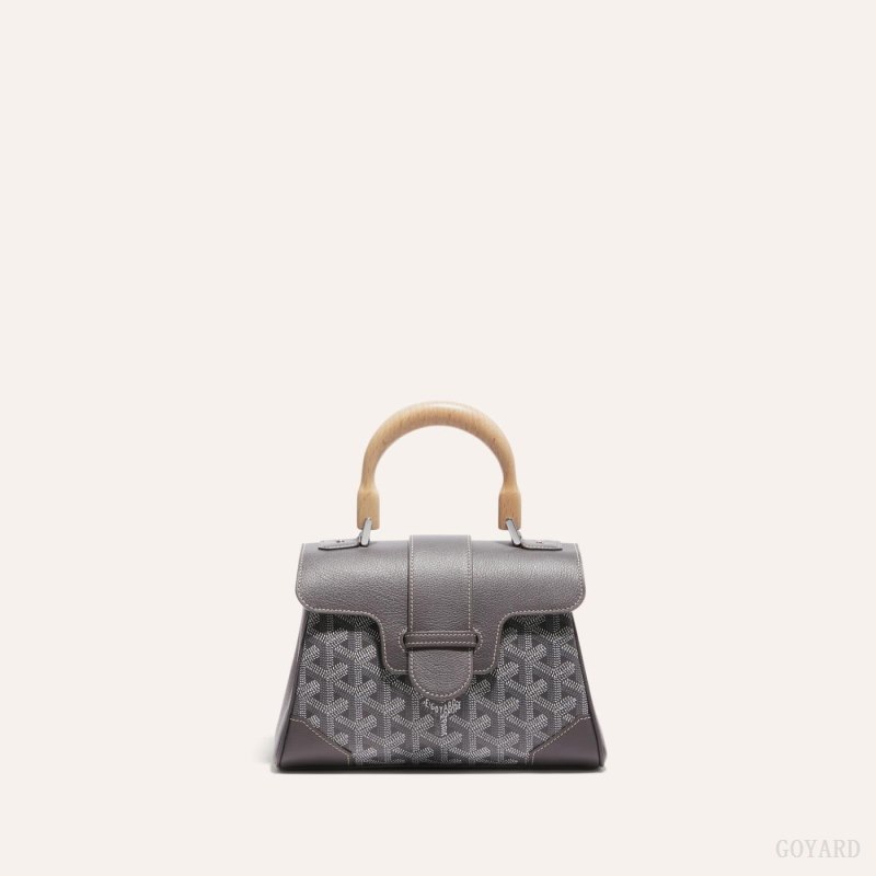 Bolsas Mini Goyard SAIGON SOUPLE MINI BAG Cinzentas | GY-CLD6414