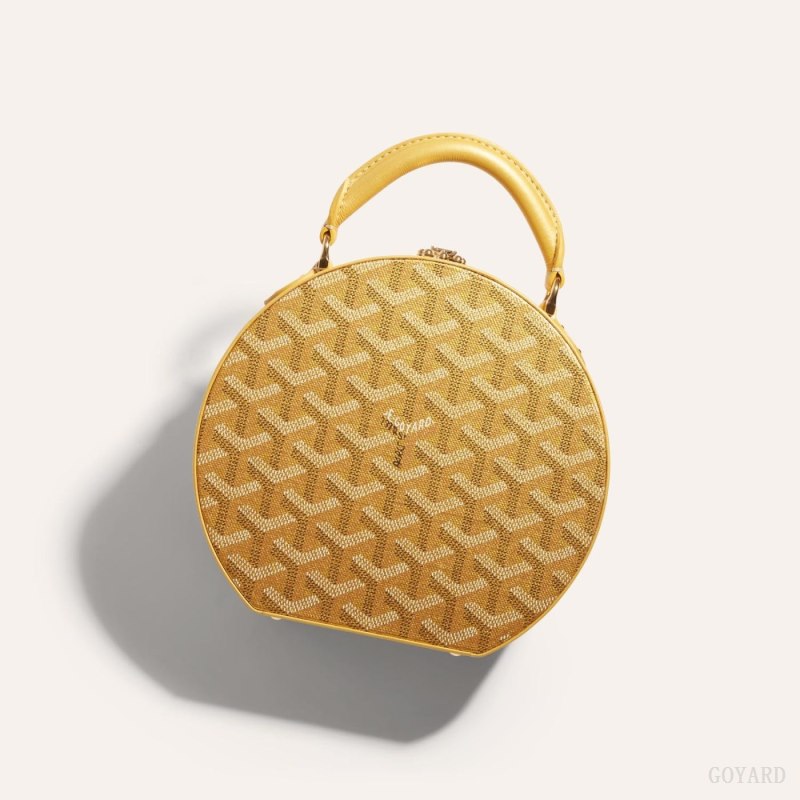 Bolsas Mini Goyard THE ALTO HATBOX TRUNK BAG Douradas | GY-BJS9355