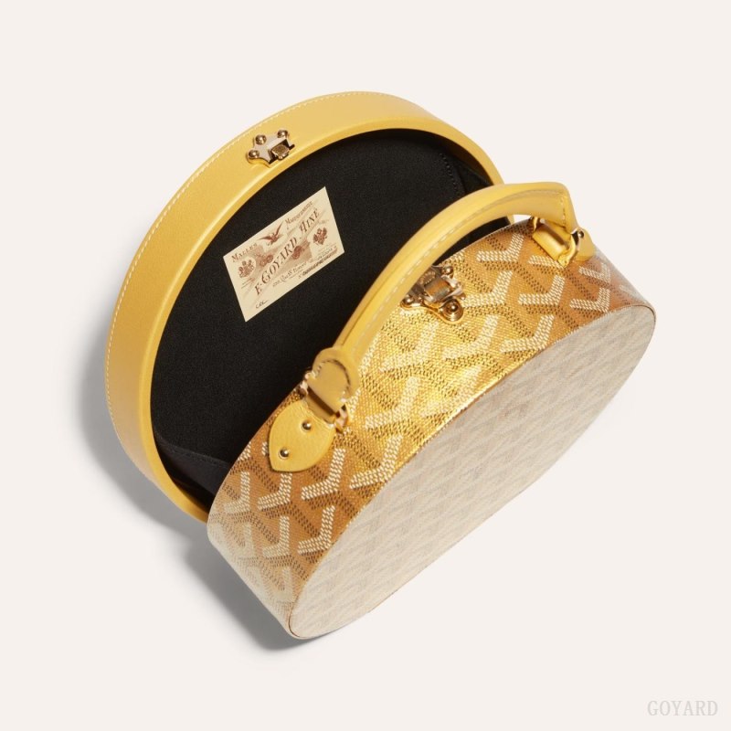 Bolsas Mini Goyard THE ALTO HATBOX TRUNK BAG Douradas | GY-BJS9355