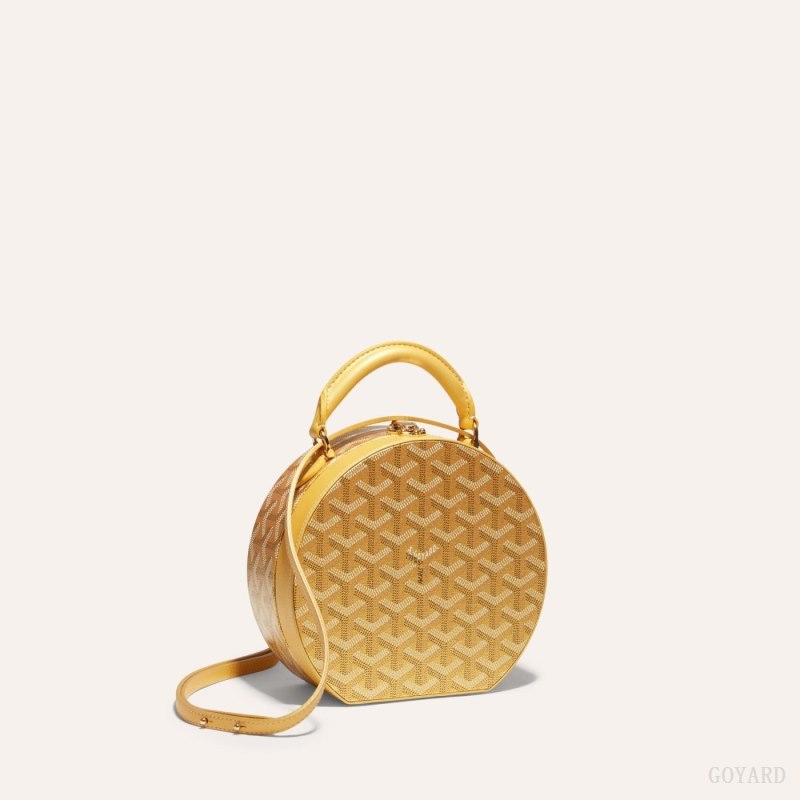 Bolsas Mini Goyard THE ALTO HATBOX TRUNK BAG Douradas | GY-BJS9355