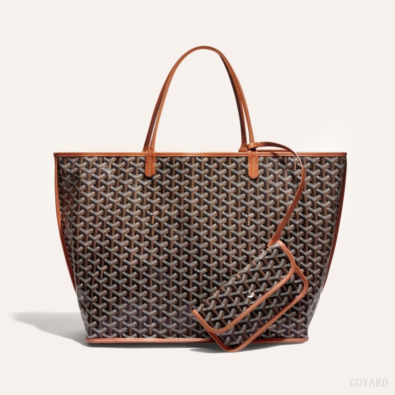 Bolsas Tote Goyard ANJOU GM BAG Pretas Marrom | GY-FEX4356