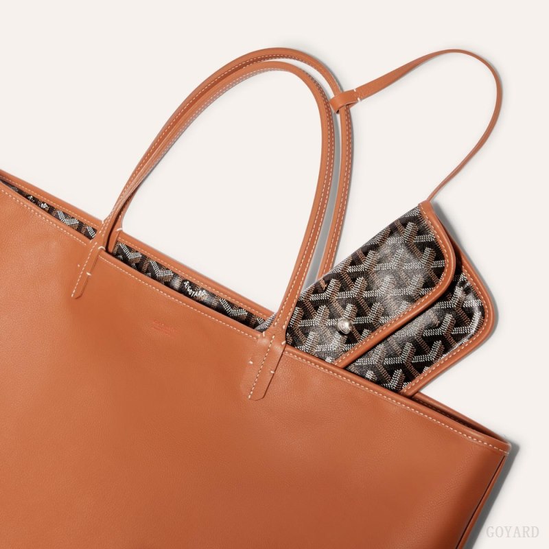 Bolsas Tote Goyard ANJOU GM BAG Pretas Marrom | GY-FEX4356