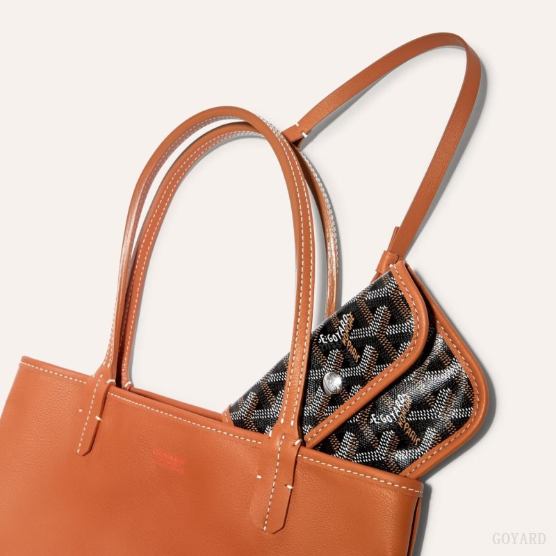 Bolsas Tote Goyard ANJOU MINI BAG Pretas Marrom | GY-XMG7837