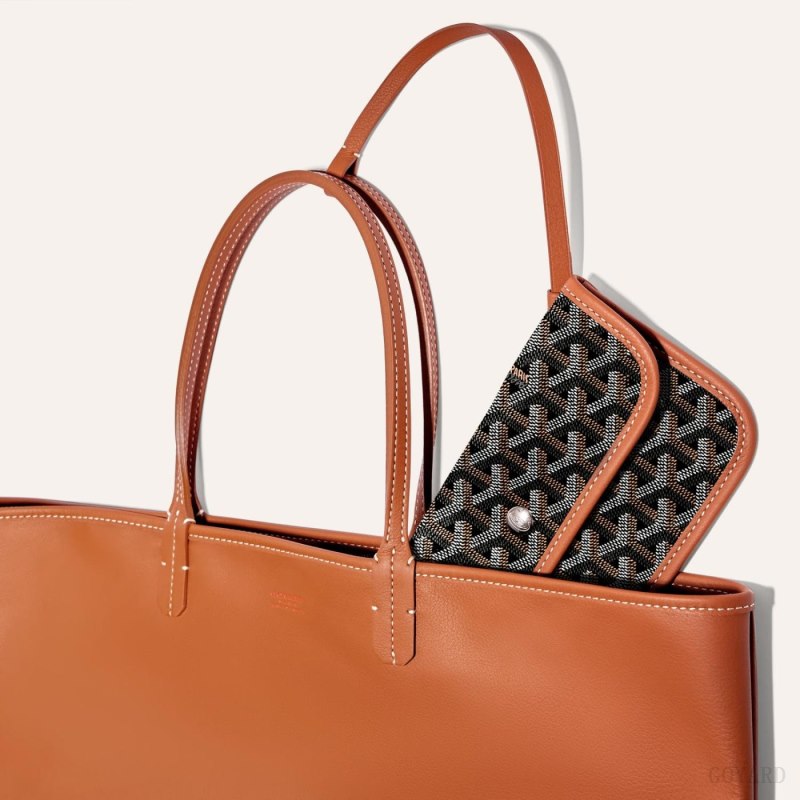 Bolsas Tote Goyard ANJOU PM BAG Pretas Marrom | GY-UNC4382