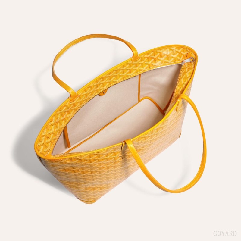 Bolsas Tote Goyard ARTOIS MM BAG Amarelas | GY-TJE1300