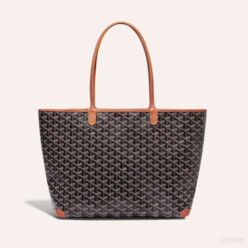 Bolsas Tote Goyard ARTOIS MM BAG Pretas Marrom | GY-WNZ8510