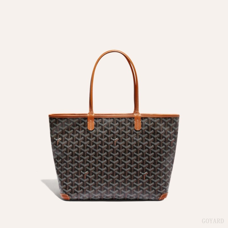 Bolsas Tote Goyard ARTOIS PM BAG Pretas Marrom | GY-JMK4340