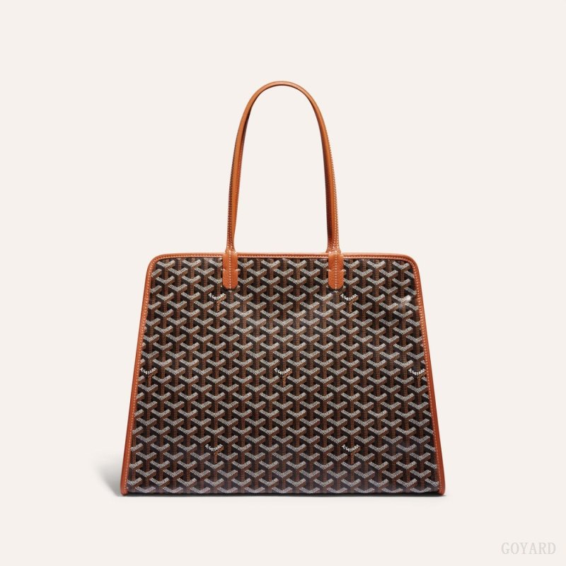 Bolsas Tote Goyard HARDY PM BAG Pretas Marrom | GY-GTF2320