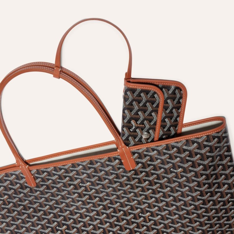 Bolsas Tote Goyard SAINT LOUIS GM BAG Pretas Marrom | GY-JOA6844