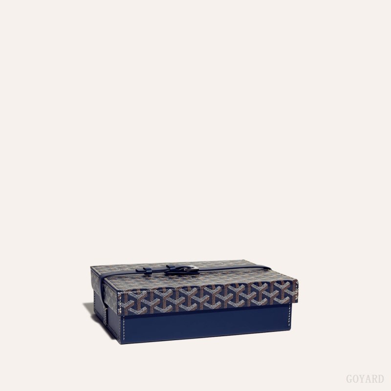 Boxes Goyard 8 WATCH CASE Azul Marinho Azuis | GY-YYM5968