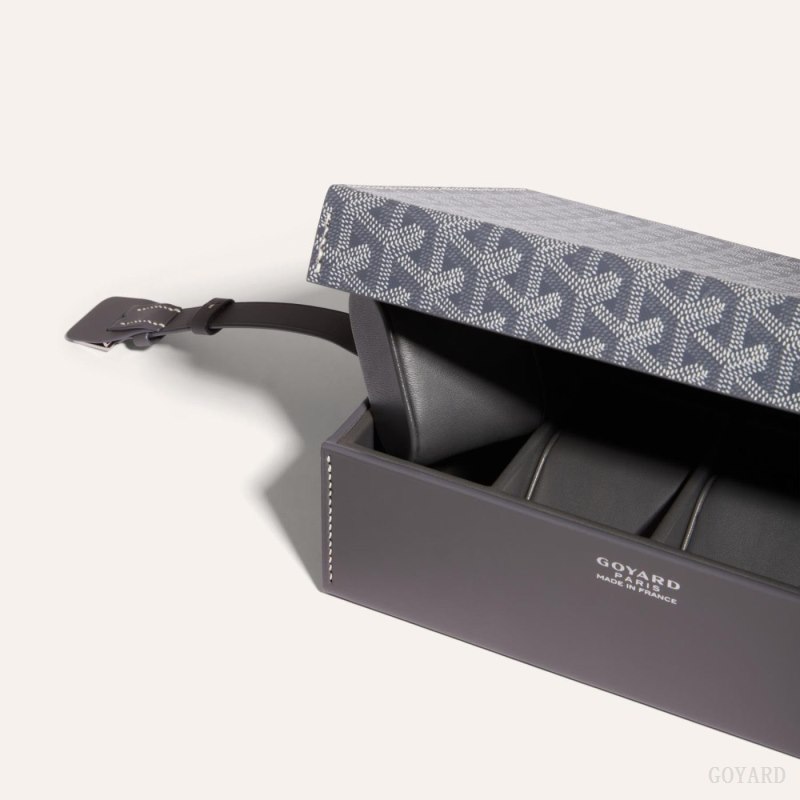 Boxes Goyard 8 WATCH CASE Cinzentas | GY-QBN7003