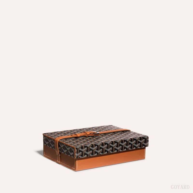 Boxes Goyard 8 WATCH CASE Pretas Marrom | GY-HHE6947