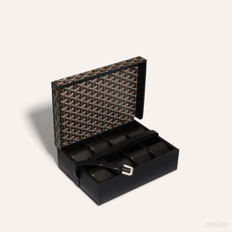 Boxes Goyard 8 WATCH CASE Pretas | GY-OHB0018