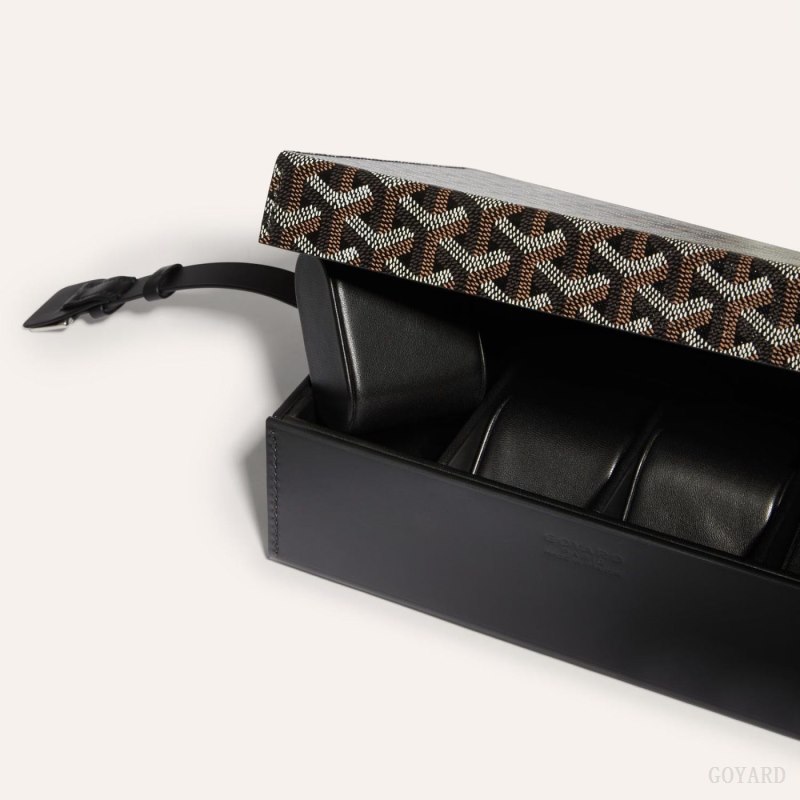 Boxes Goyard 8 WATCH CASE Pretas | GY-OHB0018