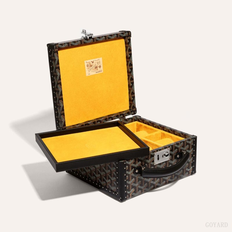 Boxes Goyard JOUX 6 WATCH CASE Pretas | GY-SQP6767