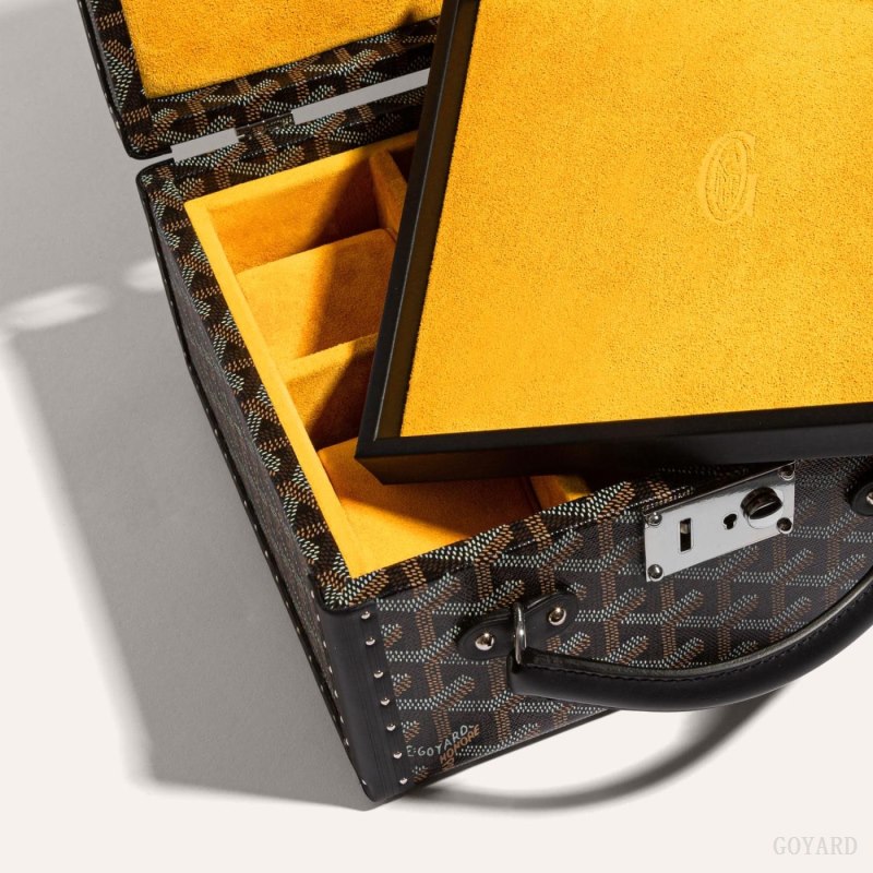 Boxes Goyard JOUX 6 WATCH CASE Pretas | GY-SQP6767