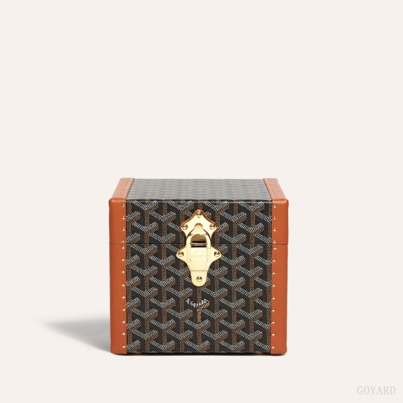 Boxes Goyard PARIS CASE Pretas Marrom | GY-XBD2604
