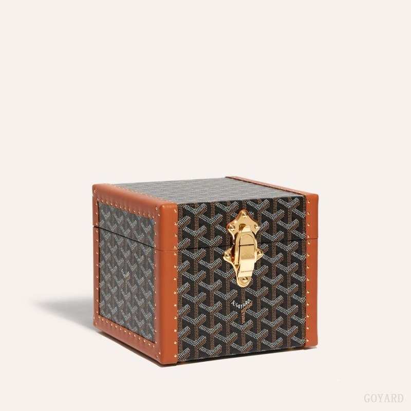Boxes Goyard PARIS CASE Pretas Marrom | GY-XBD2604