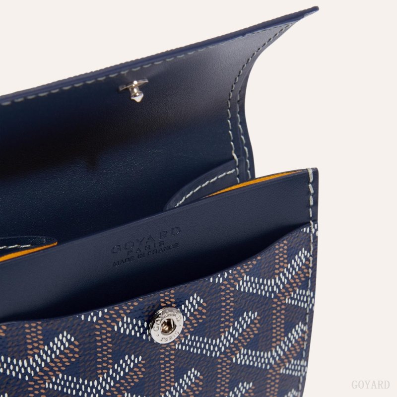 Carteiras Goyard MARIGNY WALLET Azul Marinho Azuis | GY-MTG7130