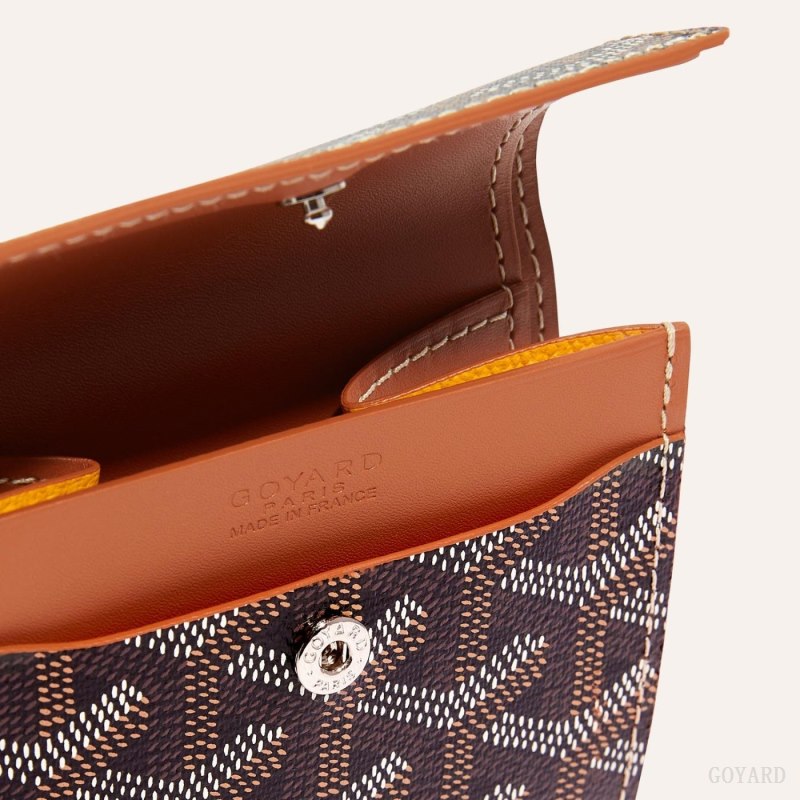 Carteiras Goyard MARIGNY WALLET Pretas Marrom | GY-PDO0029