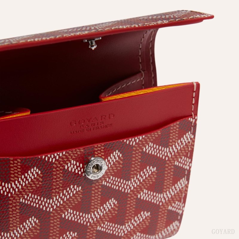 Carteiras Goyard MARIGNY WALLET Vermelhas | GY-WFI2654