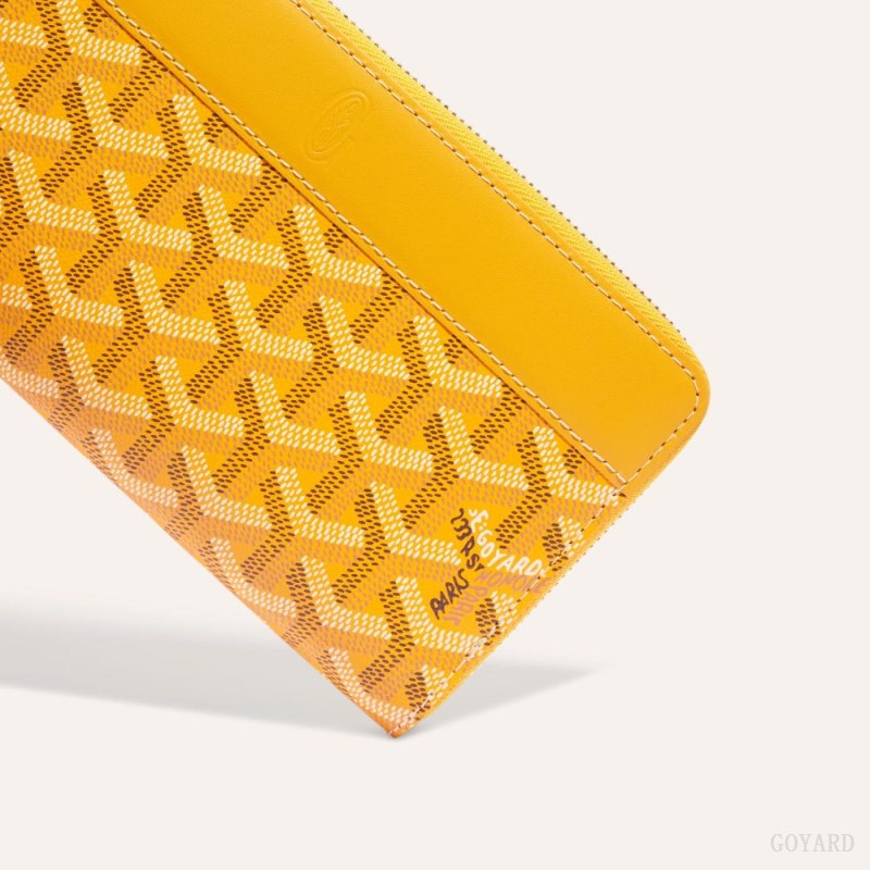 Carteiras Goyard MATIGNON GM WALLET Amarelas | GY-BTS7829
