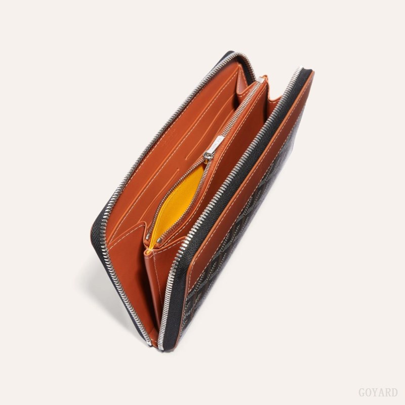 Carteiras Goyard MATIGNON GM WALLET Pretas Marrom | GY-GIM9423