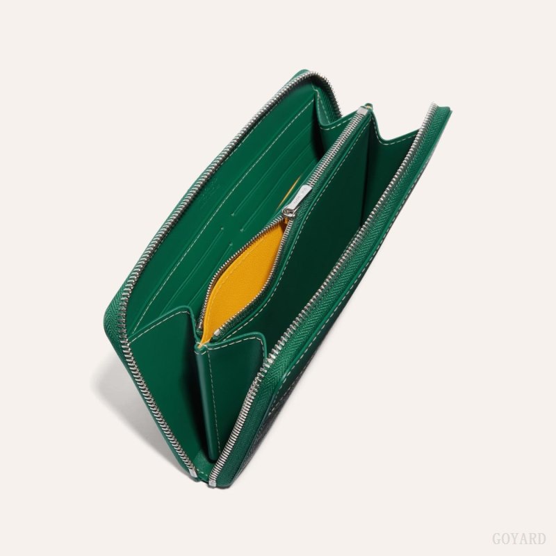 Carteiras Goyard MATIGNON GM WALLET Verdes | GY-OXH0333