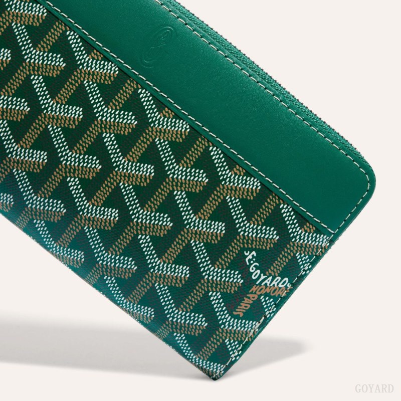 Carteiras Goyard MATIGNON GM WALLET Verdes | GY-OXH0333