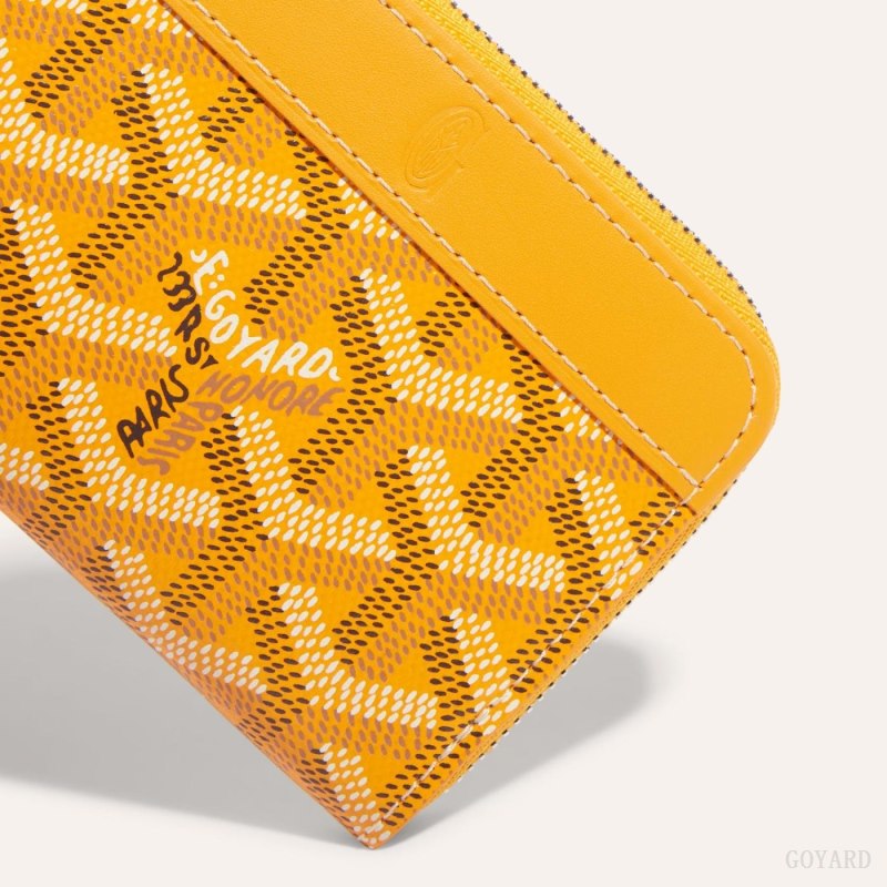 Carteiras Goyard MATIGNON MINI WALLET Amarelas | GY-XTK0263