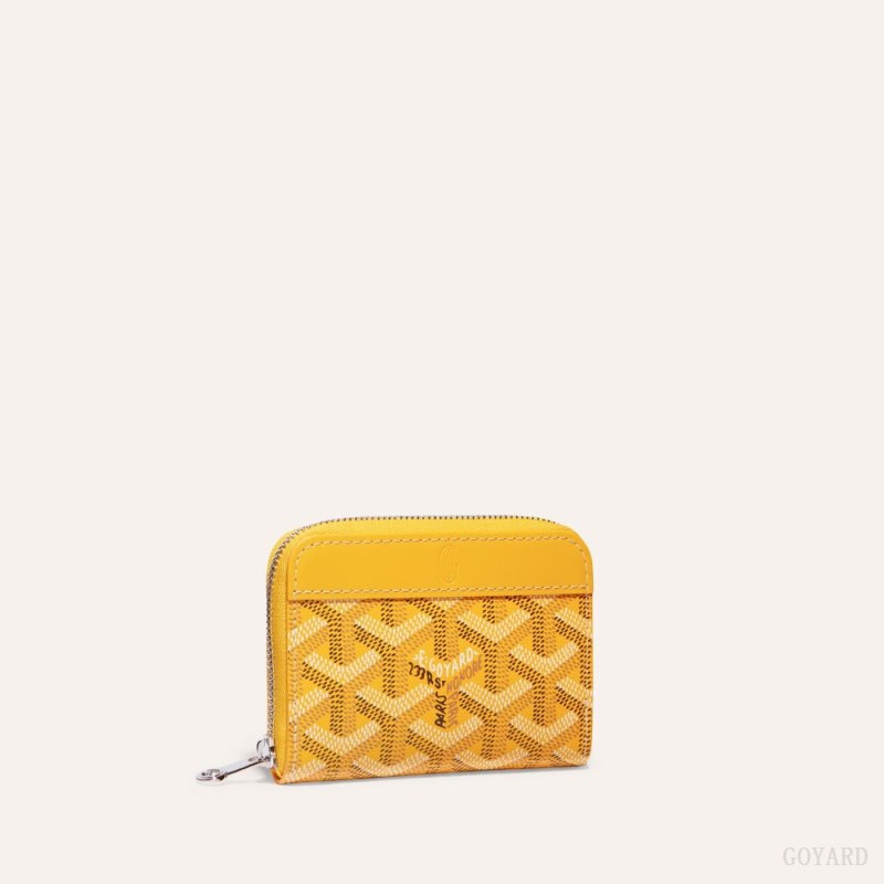 Carteiras Goyard MATIGNON MINI WALLET Amarelas | GY-XTK0263