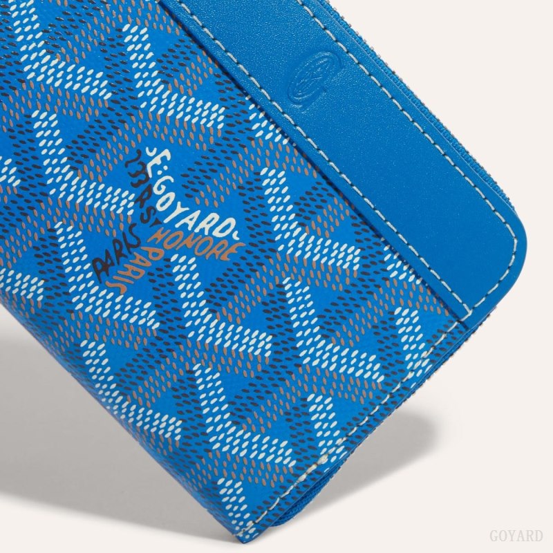 Carteiras Goyard MATIGNON MINI WALLET Azuis | GY-ASW6481