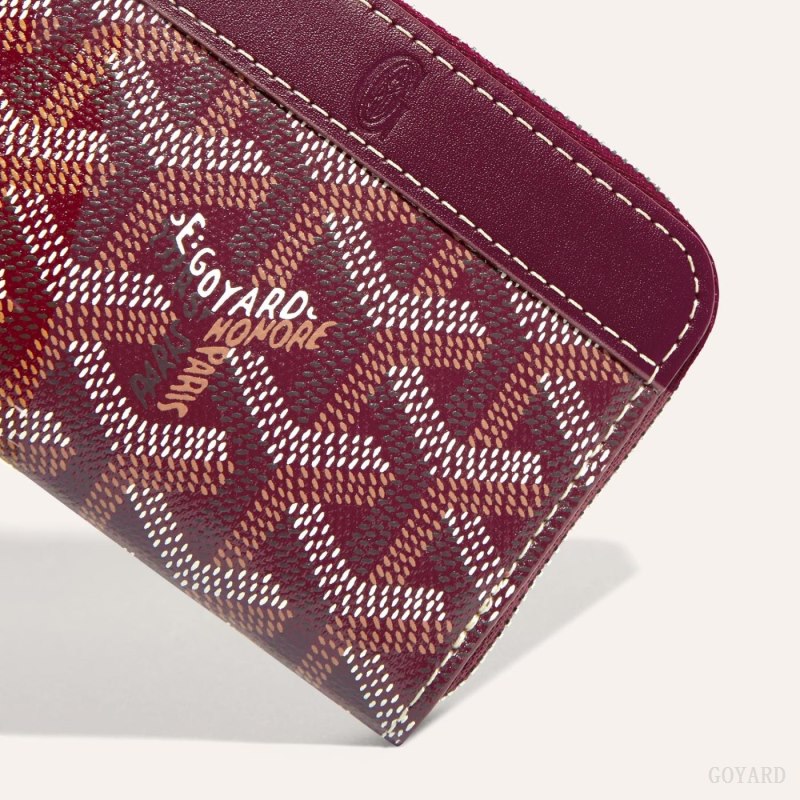Carteiras Goyard MATIGNON MINI WALLET Bordeaux | GY-MRX8476