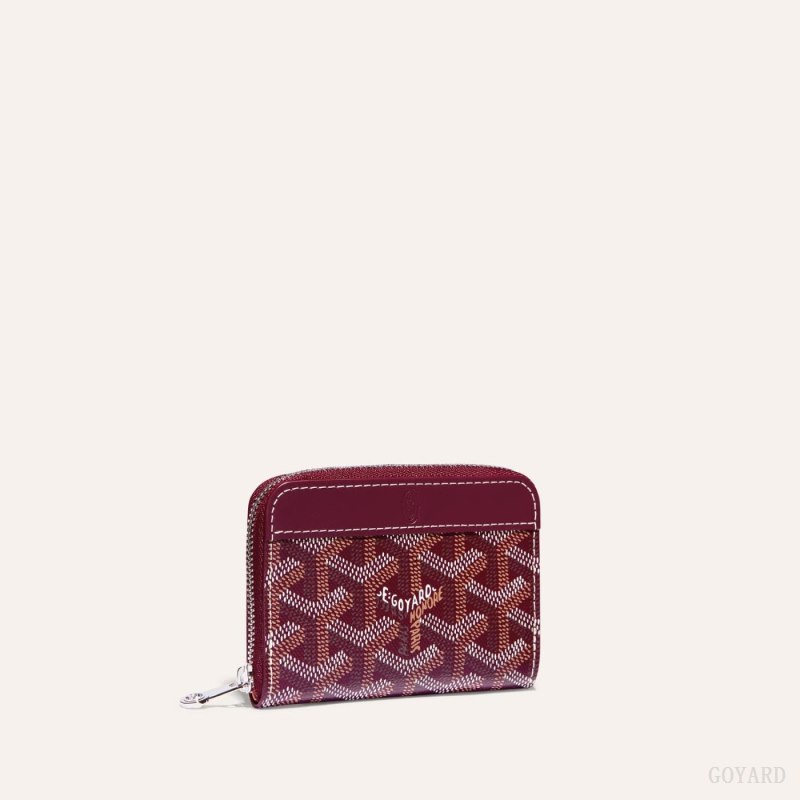Carteiras Goyard MATIGNON MINI WALLET Bordeaux | GY-MRX8476