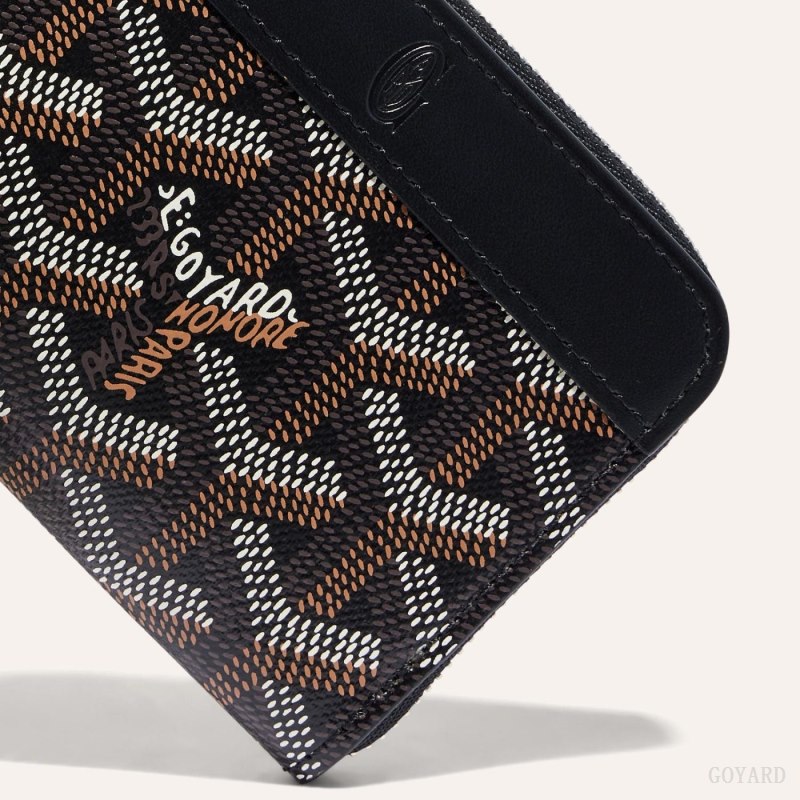 Carteiras Goyard MATIGNON MINI WALLET Pretas | GY-BDE4174
