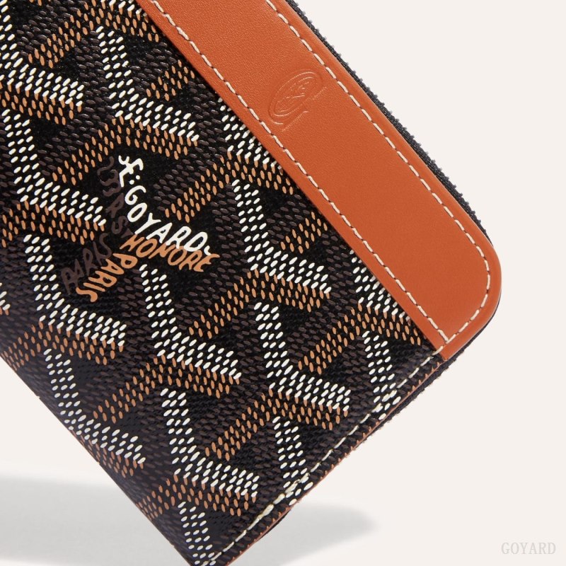 Carteiras Goyard MATIGNON MINI WALLET Pretas Marrom | GY-WCD0732