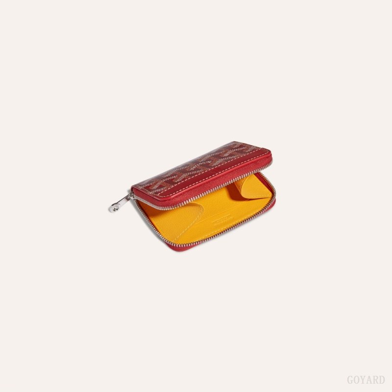 Carteiras Goyard MATIGNON MINI WALLET Vermelhas | GY-BCD7791