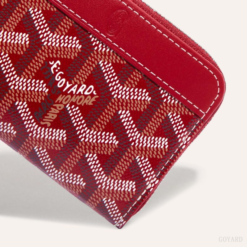 Carteiras Goyard MATIGNON MINI WALLET Vermelhas | GY-BCD7791