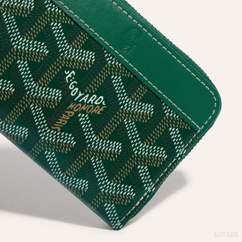 Carteiras Goyard MATIGNON MINI WALLET Verdes | GY-LNA3576