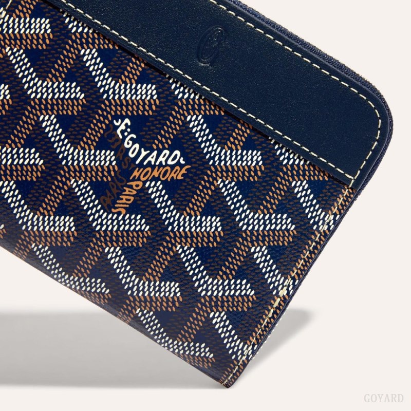 Carteiras Goyard MATIGNON PM WALLET Azul Marinho Azuis | GY-UER7894